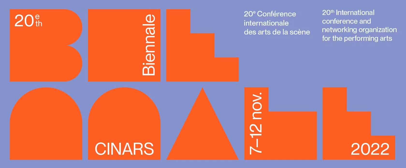 Affiche CINARS, 20e Conférence internationale des arts de scène 